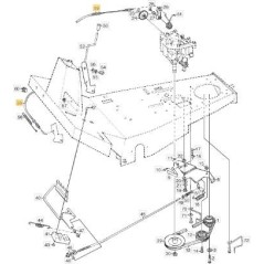 ORIGINAL STIGA HYDRO ZAHNRADSPERRKABEL – 1134-3821-01 | Newgardenstore.eu