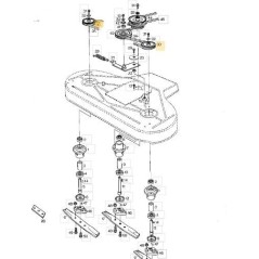 PULLEY X 110S ORIGINAL STIGA - 1134-1285-01