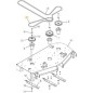 Correa de plataforma para cortacésped Kevlar ZT7132T ORIGINAL STIGA - 1134-9236-01