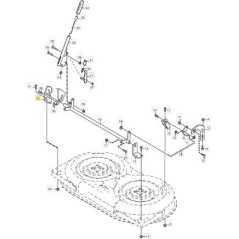 CREMAGLIERA REGOLAZIONE ALTEZZA PIATTO ORIGINALE STIGA - 1134-3011-01