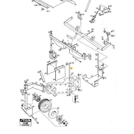 ALBERO ORIGINALE STIGA - 1134-2768-01 | Newgardenstore.eu