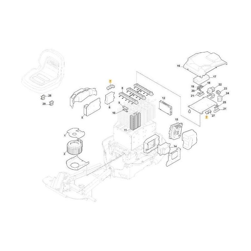 RELAY R502-012Z3C9 ORIGINAL STIGA - 118361002/0