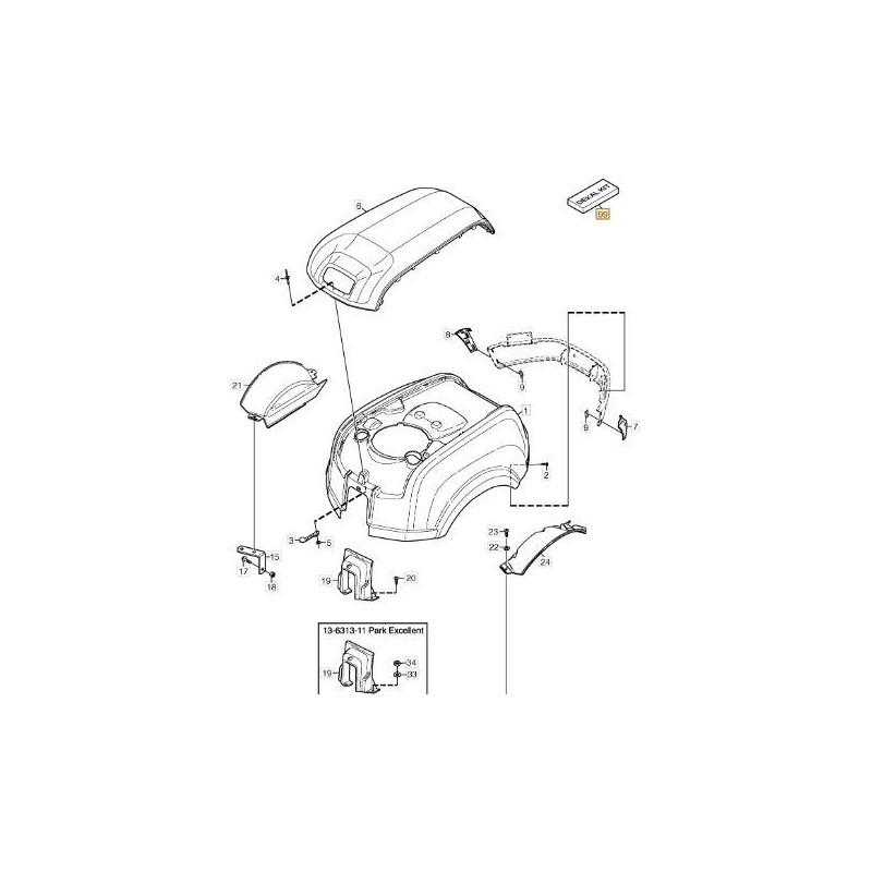 ETIKETT-KIT (PARK UNLIMITED 07) ORIGINAL STIGA – 1134-6443-05