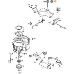 TAPÓN DEPÓSITO DE COMBUSTIBLE ORIGINAL STIGA - 1134-4063-01