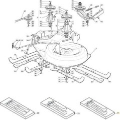 STIGA WINGED BLADE 92cm/36 ORIGINAL STIGA - 1134-9224-01 | Newgardenstore.eu