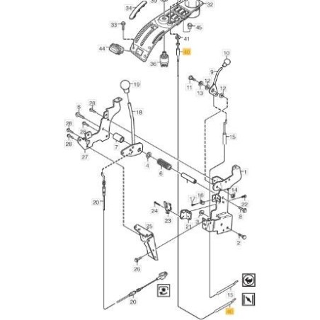 START CABLE (EXC. SENATORE AND PRO) ORIGINAL STIGA - 1134-2872-03 | Newgardenstore.eu