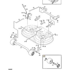 KIT RUOTA SUPPORTO ORIGINALE STIGA - 1134-9139-01