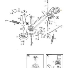 ORIGINAL STIGA BELT PULLEY - 1134-6496-01 | Newgardenstore.eu