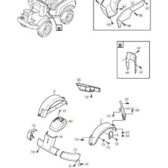 VORDERES OBERES (GELB) ORIGINAL STIGA – 1134-5304-01