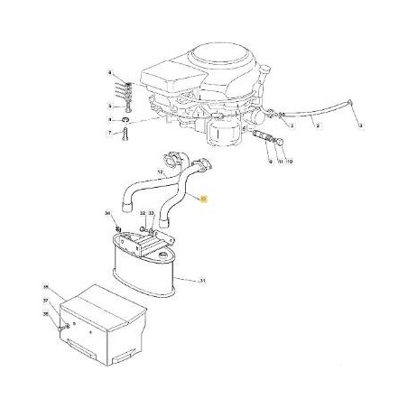 AUSPUFFANSCHLUSSROHR LINKS HONDA GCV 250/5 118738222/0 | Newgardenstore.eu