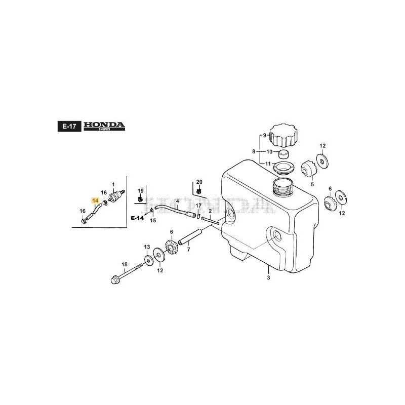 MANGUERA DE COMBUSTIBLE ORIGINAL STIGA - 118552270/0