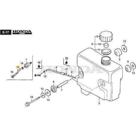 TUBO CARBURANTE ORIGINALE STIGA - 118552270/0 | Newgardenstore.eu