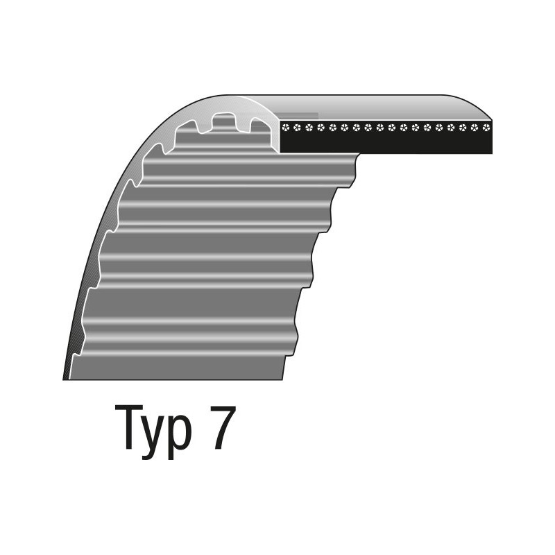 Double toothed belt for lawn tractor mower ALKO 548606