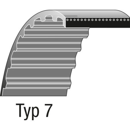 Double toothed belt for lawn tractor mower ALKO 548606 | Newgardenstore.eu