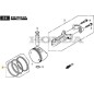 ORIGINAL STIGA PISTON RINGS KIT - 118551768/0