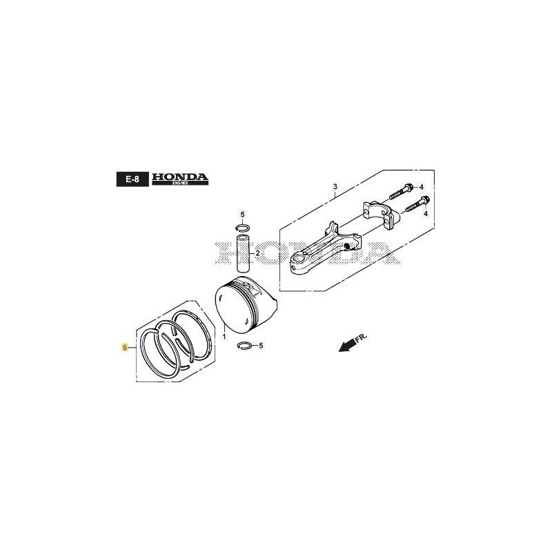 ORIGINAL STIGA PISTON RINGS KIT - 118551767/0