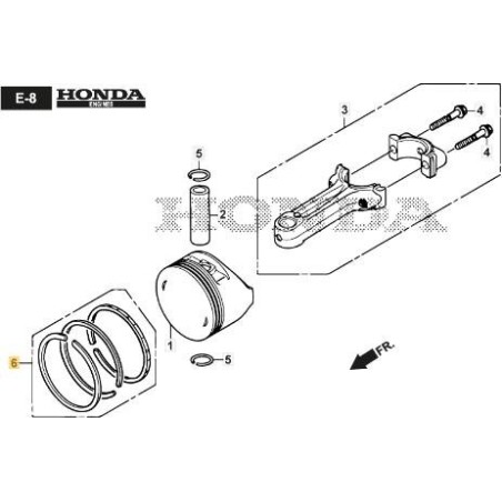 KIT DE AROS DE PISTÓN ORIGINAL STIGA - 118551767/0 | Newgardenstore.eu