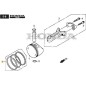 ORIGINAL STIGA PISTON RINGS KIT - 118551767/0
