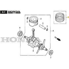 ORIGINAL STIGA PISTON RINGS KIT - 118551762/0