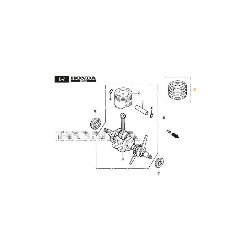ORIGINAL STIGA PISTON RINGS KIT - 118551762/0