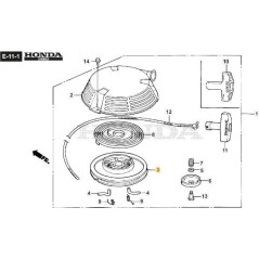 PULEGGIA MOTORE ORIGINALE STIGA - 118552139/0