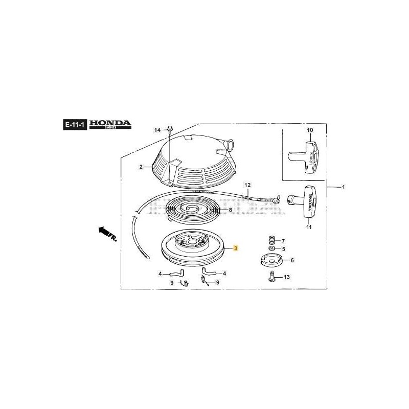 POLEA MOTOR STIGA ORIGINAL - 118552139/0