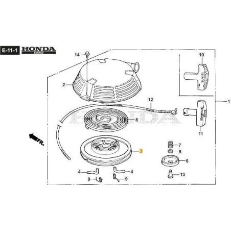PULEGGIA MOTORE ORIGINALE STIGA - 118552139/0 | Newgardenstore.eu