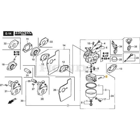 GALLEGGIANTE CARBURATORE ORIGINALE STIGA - 118551931/0 | Newgardenstore.eu