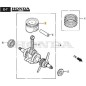 PISTON STIGA ORIGINAL - 118551770/0