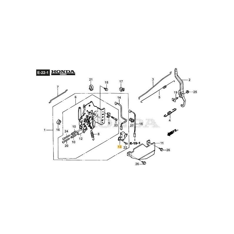 ORIGINAL STIGA MOTORSTOPPSCHALTER – 118552203/0