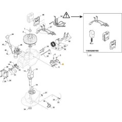 ASSIEME FRENO VOLANO ORIGINALE STIGA - 118551521/0 | Newgardenstore.eu