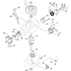 ASSIEME FRENO VOLANO ORIGINALE STIGA - 118551486/0 | Newgardenstore.eu