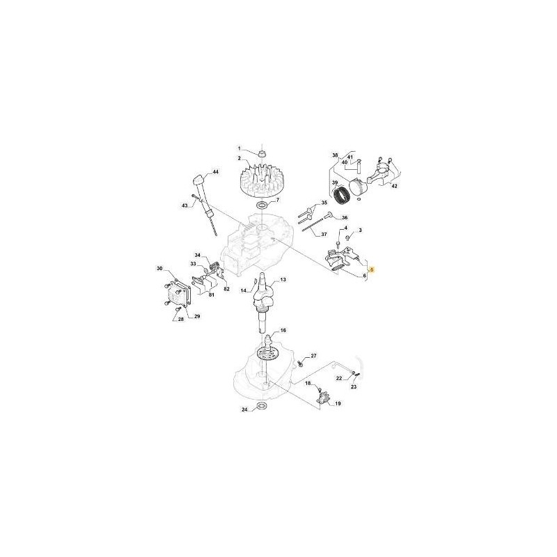 ORIGINAL STIGA SCHWUNGRADBREMSE – 118551486/0