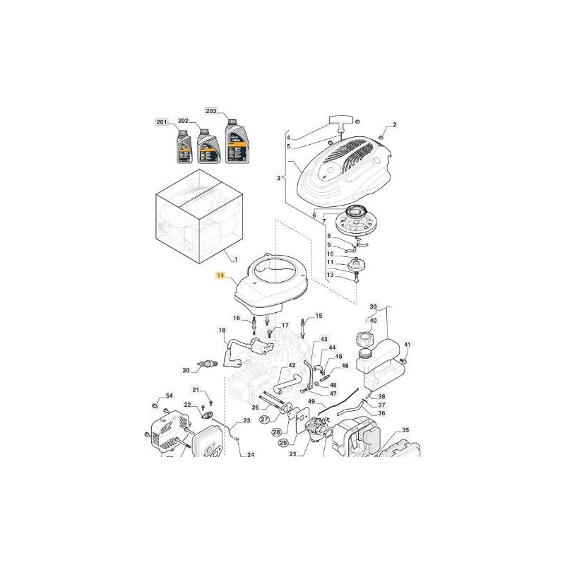 ORIGINAL STIGA FAN COVER KIT - 118550908/0
