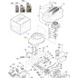 KIT COPERTURA VENTOLA ORIGINALE STIGA - 118550908/0
