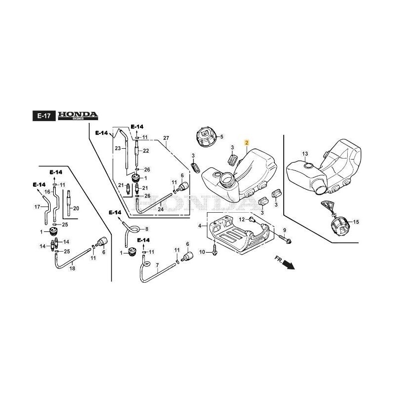 SERBATOIO BENZINA ORIGINALE STIGA - 118552048/0