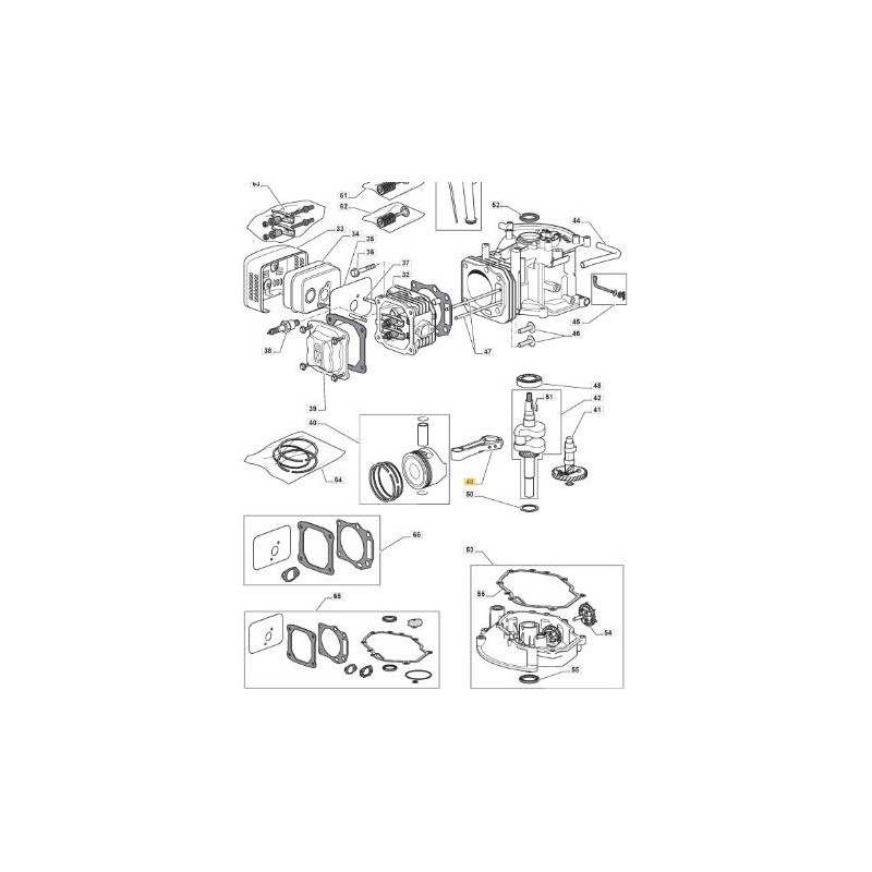 BIELLA MOTORE _ 130150051-0001 ORIGINALE STIGA - 118550284/0