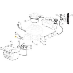 MONTAJE DE MANGUERA. TCJ-TC B&S 13 CV 03/04 ORIGINAL STIGA - 118738224/0