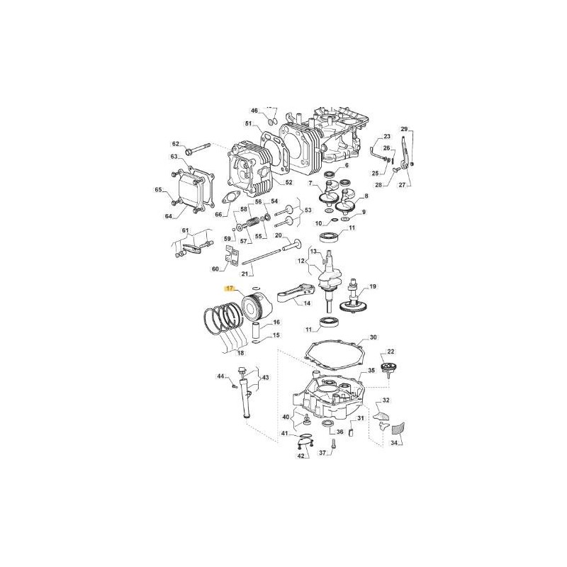 PISTON ORIGINAL STIGA - 118551240/0