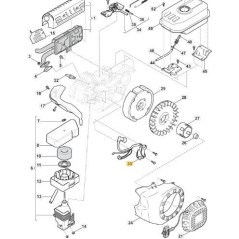 ORIGINAL STIGA ELECTRONIC COIL - 118551195/0 | Newgardenstore.eu