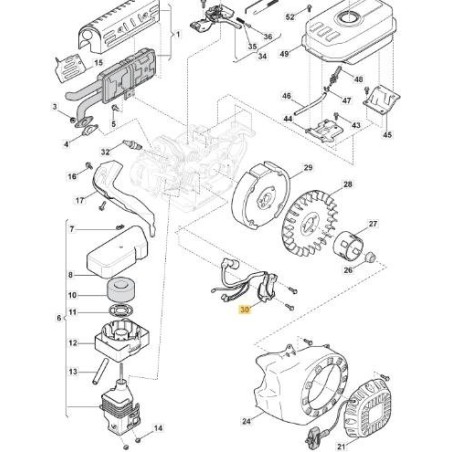 ORIGINAL STIGA ELECTRONIC COIL - 118551195/0 | Newgardenstore.eu