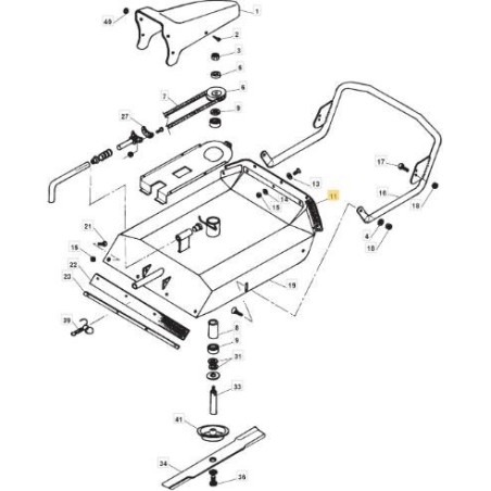 SUPPORT ORIGINAL STIGA - 118800134/0 | Newgardenstore.eu
