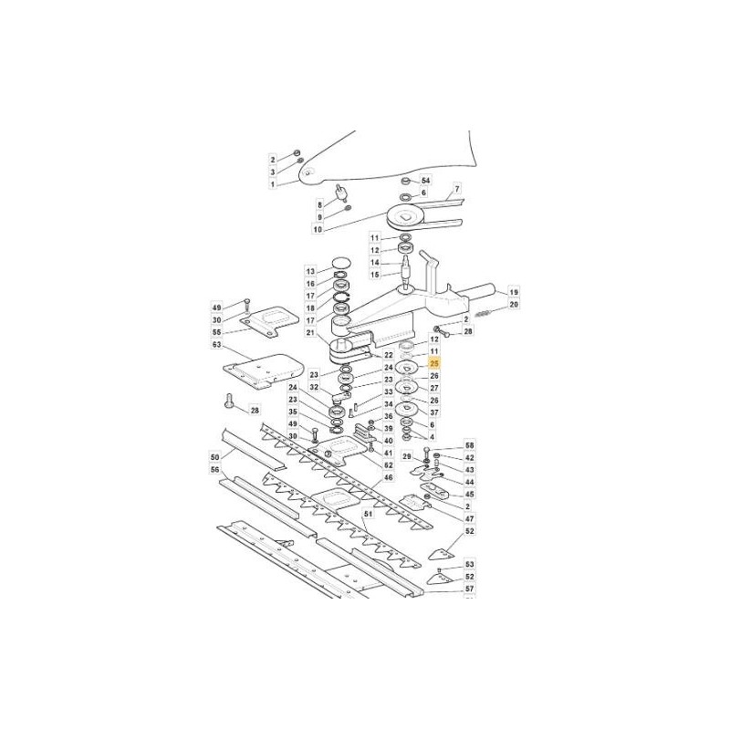 MEDIA POLEA D.74 TRANSMISIÓN SUPERIOR ORIGINAL STIGA - 118800067/0