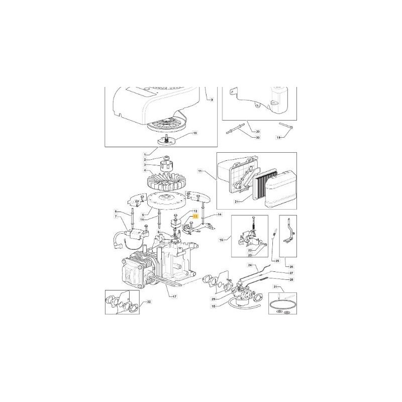 FRENO VOLANO _ E10261-366000 ORIGINALE STIGA - 118550256/0