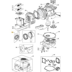 BANDAS ELÁSTICAS (1P90F)_103120-33 ORIGINAL STIGA - 118550327/0 | Newgardenstore.eu