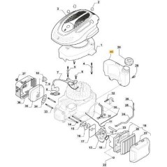 RÉSERVOIR STIGA ORIGINAL - 118551452/0 | Newgardenstore.eu