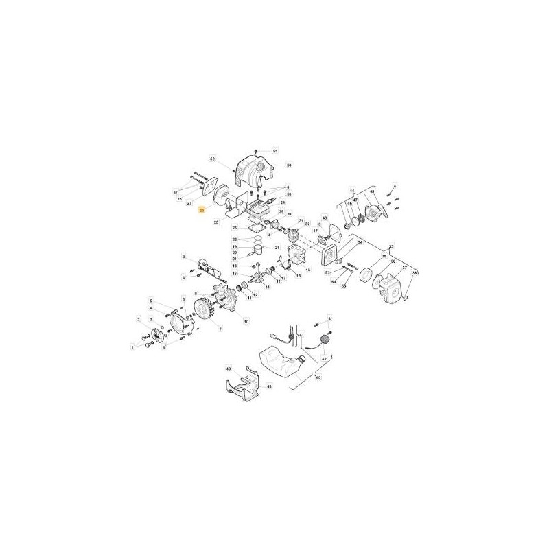 ASSIEME SILENZIATORE ORIGINALE STIGA - 118801518/0