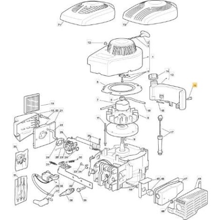 ORIGINAL STIGA MAGNETO FLYWHEEL - 118550368/0 | Newgardenstore.eu