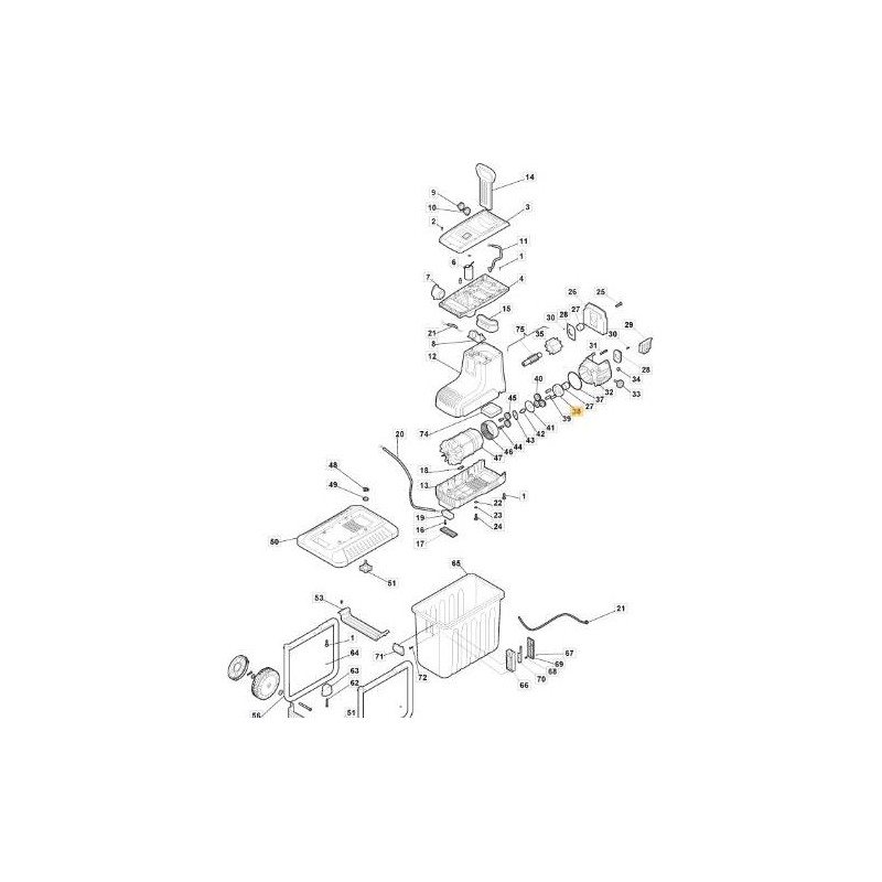 ORIGINAL STIGA PLANETARY SUPPORT - 118802195/0