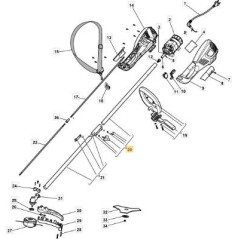 TUYAU DE TRANSMISSION ORIGINAL STIGA - 118802125/0